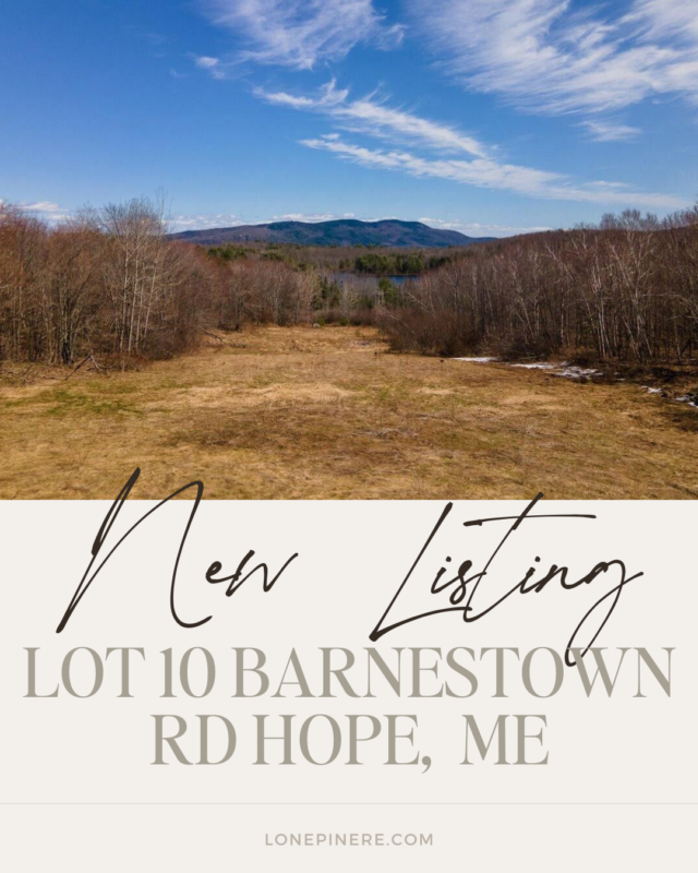 Land in hope maine